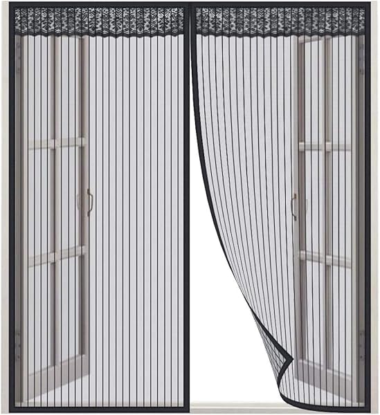 Magnetic Fly Insect Screen Door Silent Stripe Encryption Automatic Mosquito Repellent Net, Easy to Install, No Drilling, Full Frame(Size Can Be Customized) - 1
