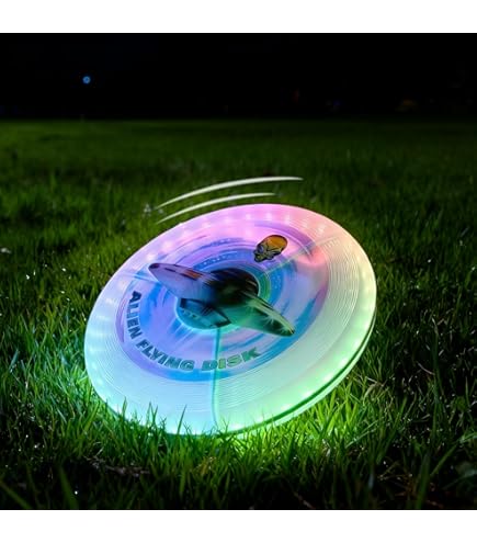 Amazon | TOSYフライングディスク - 1600万色RGB LED、非常に明るく