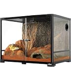 Amazon | 182L 爬虫類ケージ グラステラリウム 透明 飼育ケース 飼育