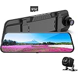 【2024最新型】 ドライブレコーダー 前後カメラ ミラー型伸縮式 Full HD200万画素 【64 GBメモリカード付属】10.66インチフルスクリーン 前後同時表示/録画 録音録画 緊急録画 バック補助 動体検知 ループ録画 LED信号対応 1