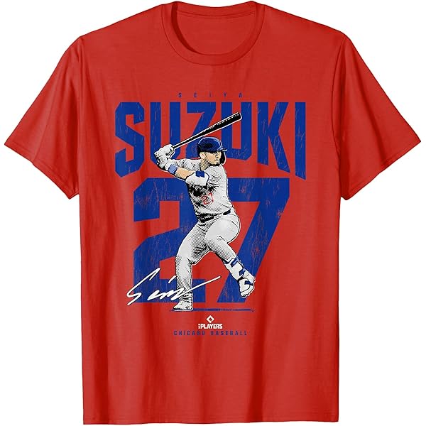 Amazon | 鈴木誠也|シカゴ野球選手|MLBSSI3001 Tシャツ | T