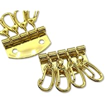 Amazon.co.jp: [キB4] 4個入 キーケース 金具 4連 幅34mm キーホルダー