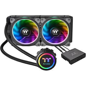 240mmラジエーター Thermaltake Water 3.0 Riing Edition 水冷一体型CPUクーラー (CL-W107-PL12SW-A)