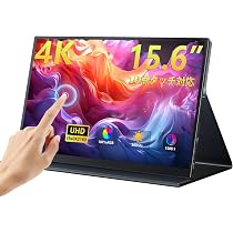 Amazon.co.jp: KEEPTIME タッチパネルモバイルモニター 15.6インチ 4K