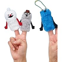 パペットスンスン フィンガーマスコット 4種 セット ③ 指人形 パペットスンスン フィンガーマスコット 4種 セット ③ 指人形