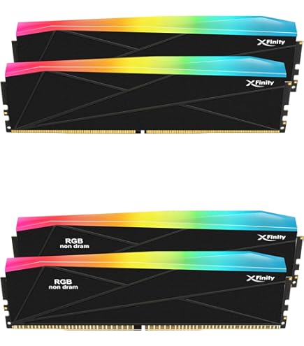 メモリー DDR5 6000 64GB(32GBx2) v-color XFinity v-colorの「Manta XFinity RGB DDR5」にDDR5-6000 U-DIMMモデル