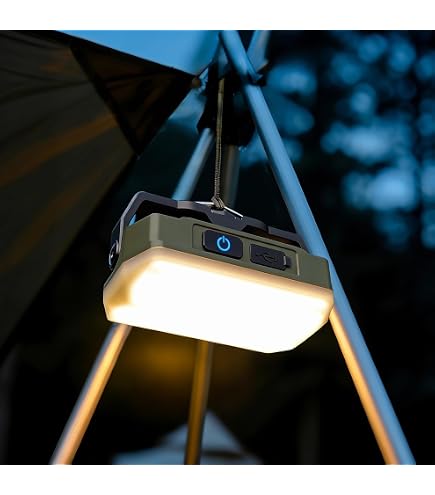 Amazon.co.jp: キャンプランタン 三脚付き ledランタン 充電式 投光器