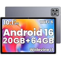 Amazon.co.jp: 【 Android 16 タブレット 10インチ wi-fiモデル】20GB+