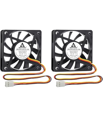 Amazon | オウルテック PCケース用山洋電気製標準ファン 6cm 25mm厚