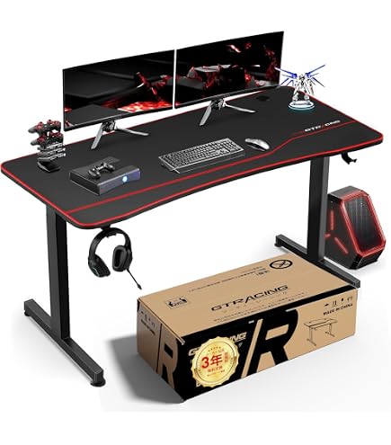 Amazon.co.jp: GTPLAYER ゲーミングデスク パソコンデスク 「メーカー
