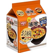 Amazon.co.jp: お椀で食べるカップヌードル 辛麺 3食パック(1食35g)×9