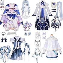Amazon.co.jp: [岩本] 雪ミク コスプレ衣装 Cosplay 雪ミク2025