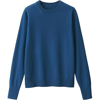 Amazon | 無印良品 セーター婦人 洗えるウールミドルゲージクルー