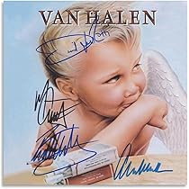 VAN HALEN ヴァンヘイレン　直筆サイン入りレコード Yahoo!オークション - Van Halen Signed 12 inch Vinyl.ヴァン