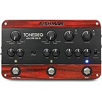 Amazon | FISHMAN FX ToneDEQ AFX Preamp, EQ and DI with Dual 