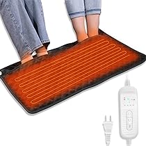 Amazon | Gillevecara 電気足温器 フットウォーマー 大判サイズ 10秒速