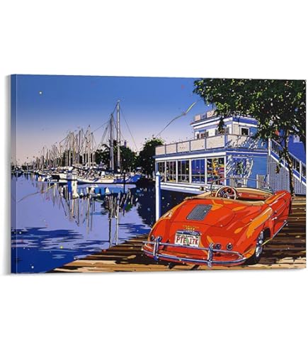 Amazon.co.jp: 額入りポスター アートポスター 鈴木英人 EIZIN