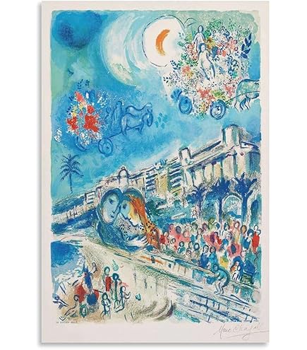 Amazon.co.jp: ポスター マルク シャガール 日曜日 : ホーム＆キッチン