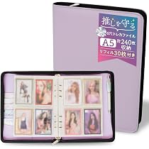 Amazon.co.jp: 【整理収納アドバイザー共同開発】トレカファイル A5 6
