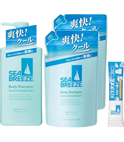 Amazon | 【本体セット品】シーブリーズ リンスインシャンプー 600ml+
