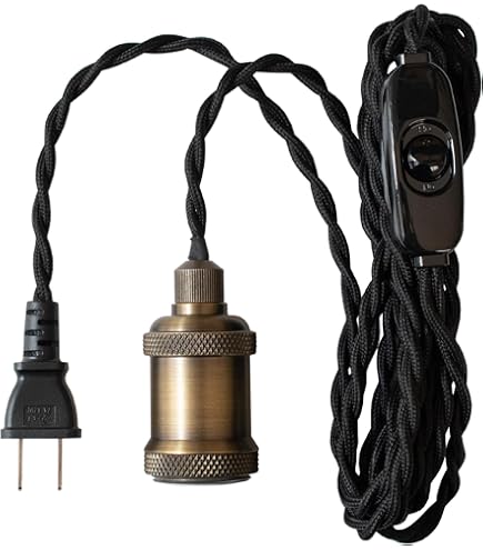 Amazon | Kiven 4個入 E17真鍮ソケット ライトソケット レトロソケット