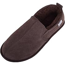 mens slippers suede sheepskin