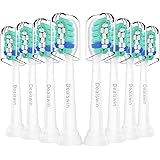 Dealswin 替えブラシ フィリップス ソニッケアー 対応 互換ブラシ ダイヤモンドクリーン 互換の替えブラシ sonicare 用の 歯ブラシ 替え 歯垢除去 レギュラーサイズ 8本