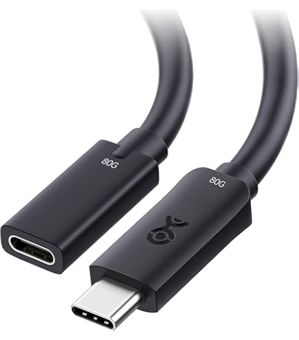 Amazon.co.jp: Cable Matters 20Gbps USB4 延長ケーブル - 1m、8K@30Hz