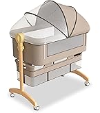 Amazon.co.jp: 【2025年新モデル】ベビーベッド 添い寝ベッド ゆりかご