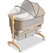 Amazon.co.jp: 【2025年新モデル】ベビーベッド 添い寝ベッド ゆりかご