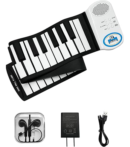 ☆山野楽器 61K3HG 61KⅢHG Hand Roll Piano ハンドロールピアノ◆持ち運びできるロールアップ電子ピアノ 電子ピアノ ロールアップピアノ 49鍵盤 持ち運び (スピーカー内蔵