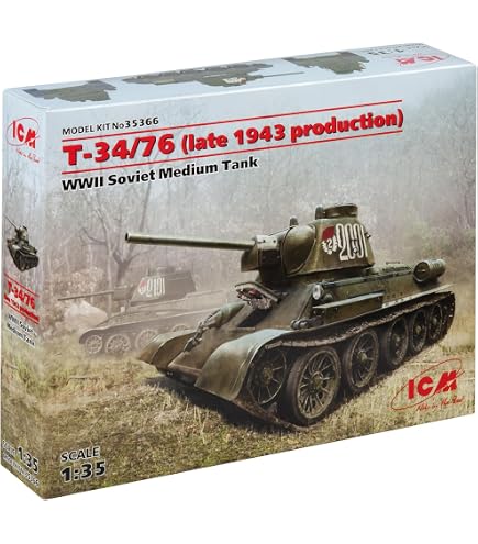 Amazon | 1/35 German T-34/76 747(r) World War II 13502 ACADEMY