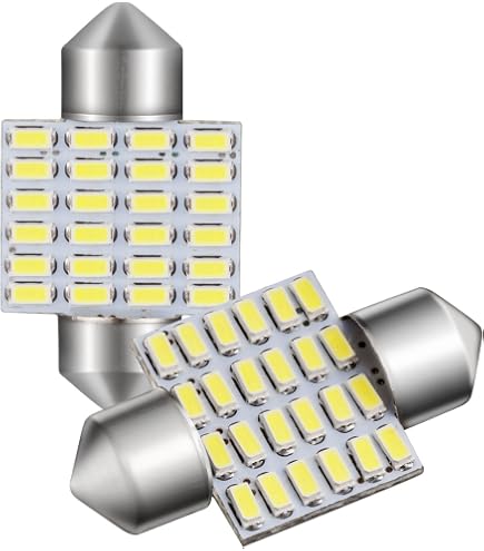 Amazon | 高輝度LEDルームランプホワイト【16連】 T10×31mm 2個セット