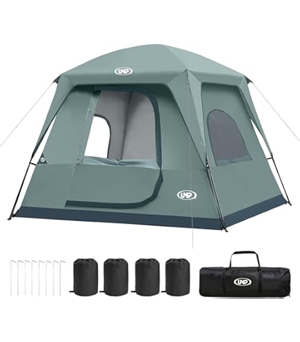 Amazon.co.jp: 【在庫限り】 残りわずか！ テント ファミリー 4人用 5