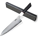 [Amazonブランド] Umi(ウミ) 牛刀包丁はG10ハンドルと高炭素鍛造刃210mmを採用し、日常の厨房切断や寿司作りに適しています