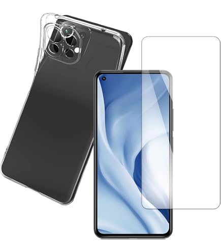 Mi 11 lite 5g ケース　ガラスフィルム付き Amazon.co.jp: 対応 Xiaomi mi 11 Lite 5Gケース + ガラスフィルム