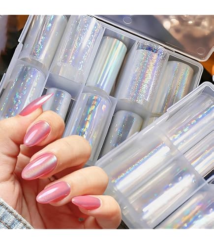 Amazon.co.jp: NAILREPUBLIC オーロラフィルム ネイルホイル オーロラ