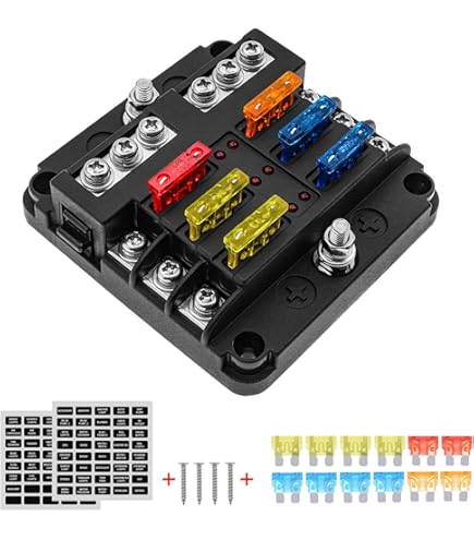 PSEQT 8 Way Circuit Fuse Block PSEQT 8 Way Circuit Fuse Block