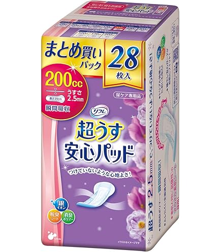 Amazon.co.jp: リフレ 超うす安心パッド まとめ買いパック 230cc 24枚
