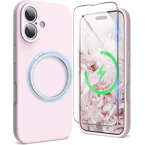 Amazon.co.jp: SURPHY iPhone 16 plus用ケース シリコン MagSafe対応 