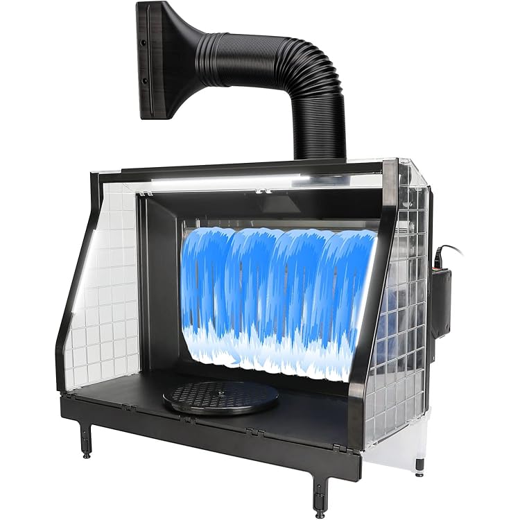 塗装ブース 強吸引、簡単メンテナンス スプレーブース プ