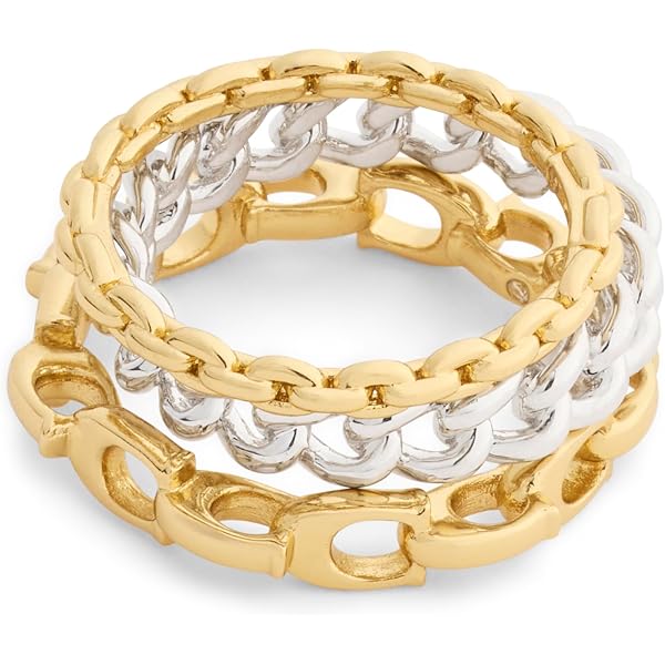Amazon | COACH Jewelry レディース シグネチャー C ミックスチェーン 