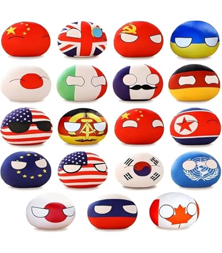 ポーランドボールぬいぐるみ 国旗デザイン ぬいぐるみセット 15個 国 ポーランドボールぬいぐるみ 国旗デザイン ぬいぐるみセット 15