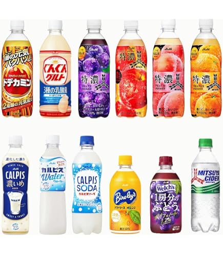 Amazon.co.jp: ジュース 詰め合わせ 500ml 24本 炭酸飲料 ペットボトル