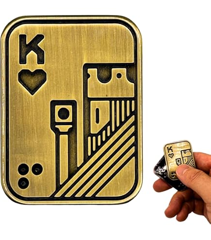 Amazon | VANANA 金属製ポーカーフィンガースライダー EDCプッシュ