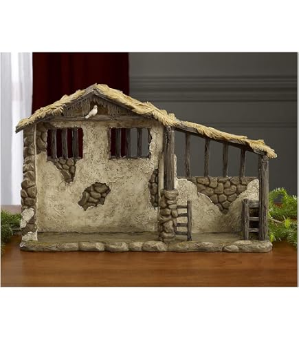 Natvty Set Wllow Tree : Wllow Tree Crèche For The