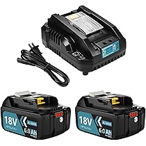 Amazon.co.jp: DOSCTT 互換 マキタ 18V バッテリー 6.0Ah BL1860B 二個 