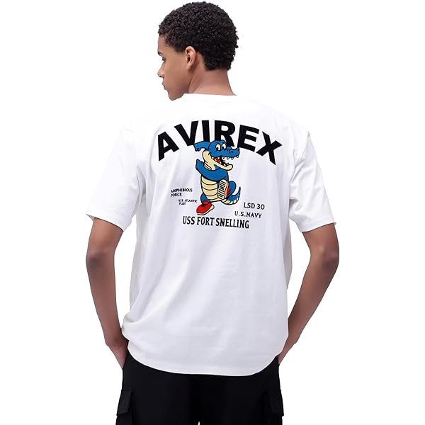 Amazon.co.jp: [Avirex] [アヴィレックス]USS FORT SNELLING T-SHIRT