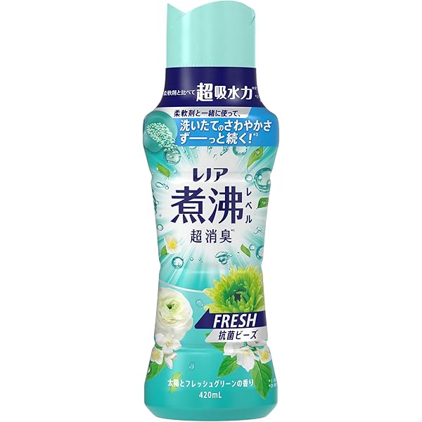 Amazon | レノア 超消臭+ 抗菌ビーズ グリーンミスト 本体 490mL