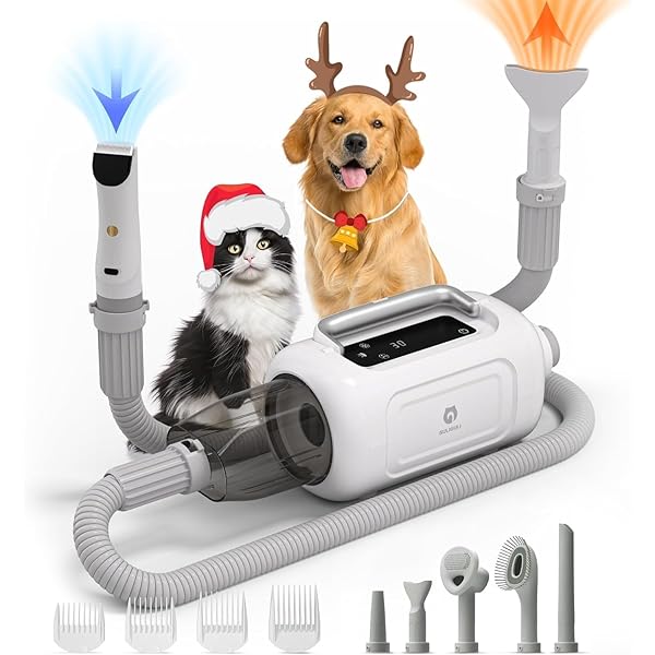 Amazon.co.jp: MOFMORE ドライヤー付き グルーミング掃除機 犬 ペット